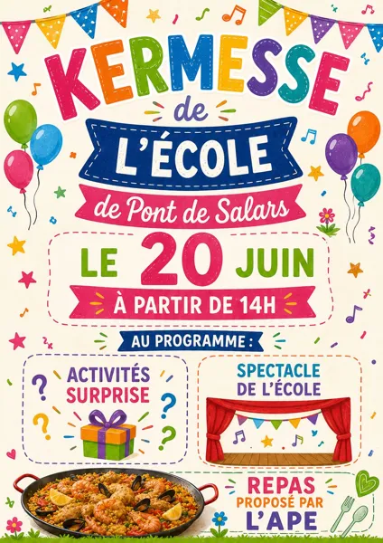 Kermesse de l'école publique