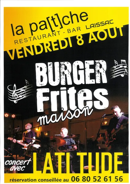 Concert avec LATITUDE à La Patche à Laissac