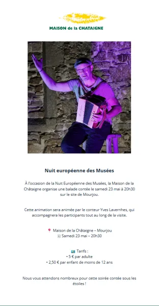 Nuit européenne des Musées — visuel événement