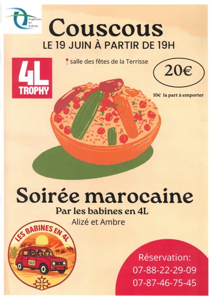 Soirée marocaine à La Terrisse