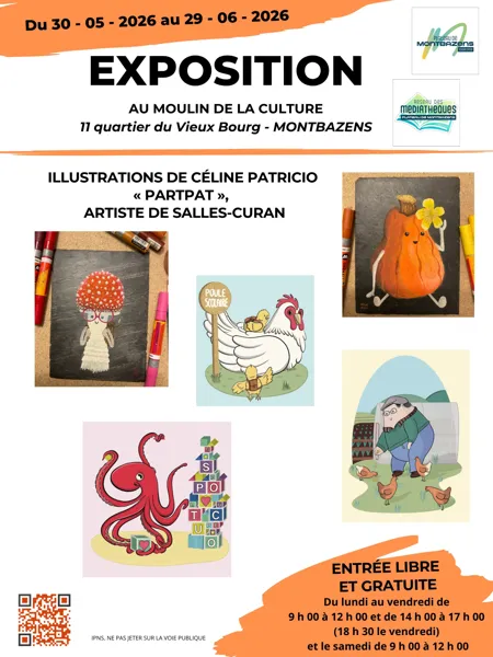 Exposition au moulin de la culture