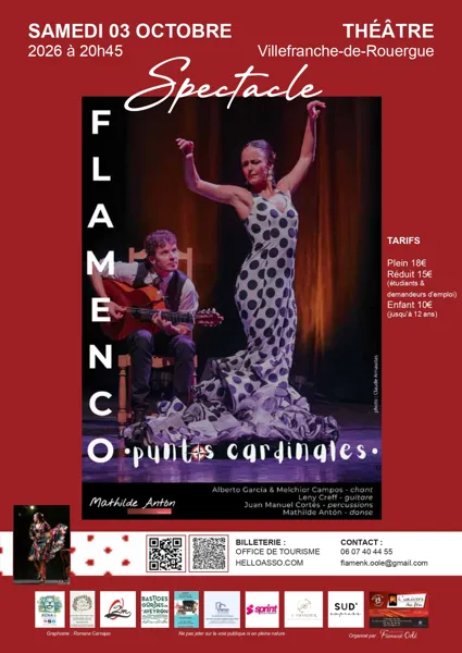Spectacle de Flamenco "Puntos Cardinales" — visuel événement