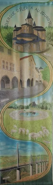 Exposition de peinture sur soie