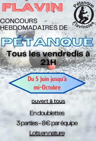 Concours de pétanque