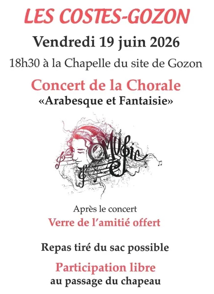 Concert d'Été de la Chorale aux Costes-Gozon