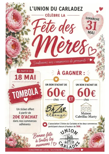 Tombola de la fête des mères