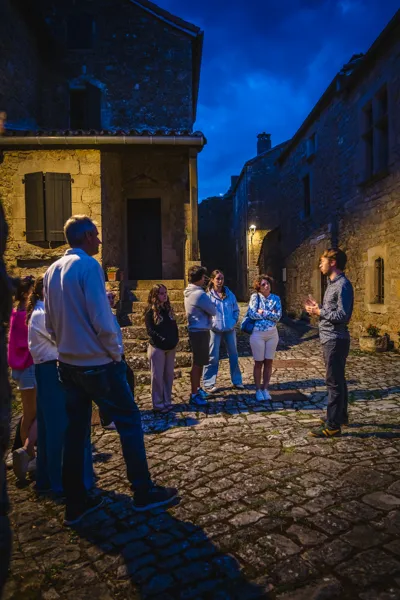 Ruelles - Visite guidée nocturne fort Cistercien St-Jean d’Alcas, ©V. Govignon - OT Larzac Vallées