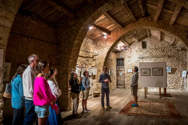 Les salles hautes - Visite guidée nocturne fort Cistercien St-Jean d’Alcas, ©V. Govignon - OT Larzac Vallées