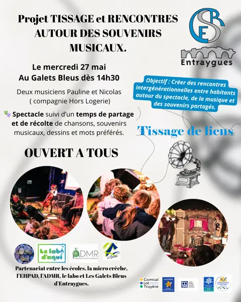 Projet Tissage et Rencontres autour des Souvenirs Musicaux