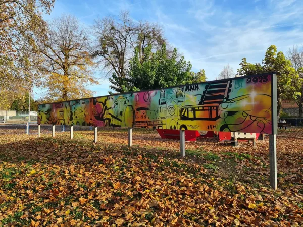 Couleurs d'automne sur l'esplanade du foirail