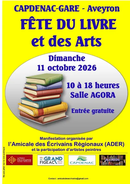 Fête du livre et des arts à Capdenac-Gare — visuel événement