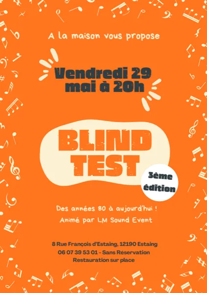 Soirée Blindtest