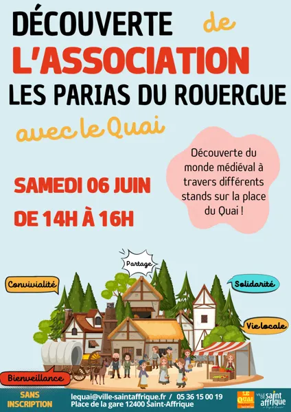 Atelier : Découverte de l'association les Parias du Rouergue