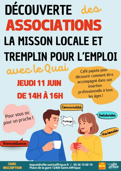 Atelier de Découverte des associations : Mission Locale et Tremplin pour l'emploi