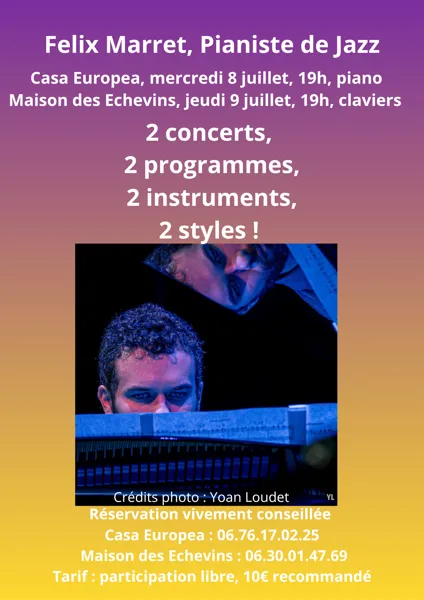 Concert de piano jazz
