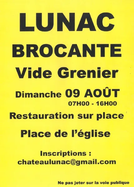 Brocante de Lunac