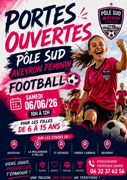 Portes Ouvertes : Pôle Sud Aveyron Féminin