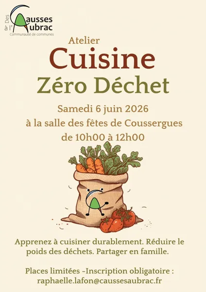 Atelier cuisine Zéro déchet à Coussergues