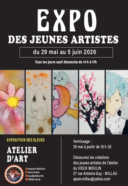 Exposition des élèves de l'APSM- Vieux Moulin