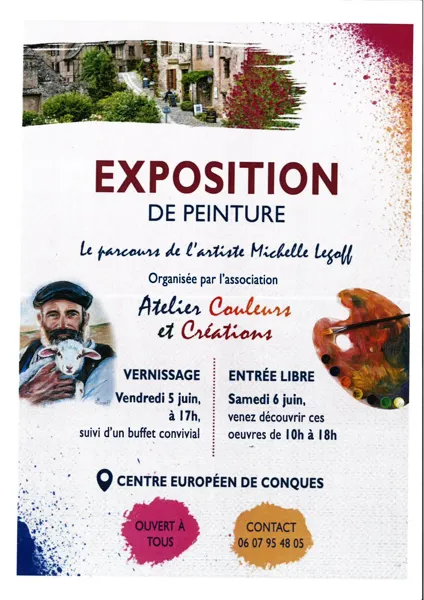 Exposition peinture : Michelle Legoff
