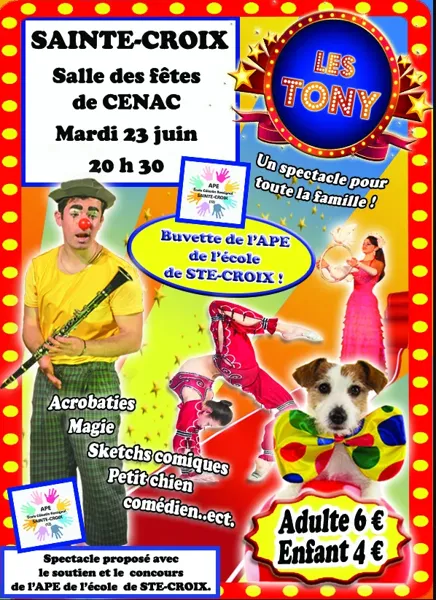 Les Tony - Spectacle de cirque pour toute la famille