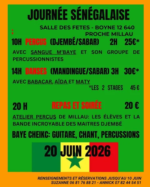 Journée sénégalaise musique et danse