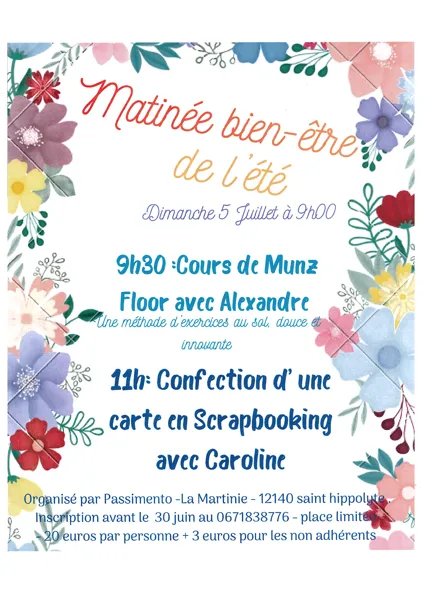Matinée bien-être de l'été