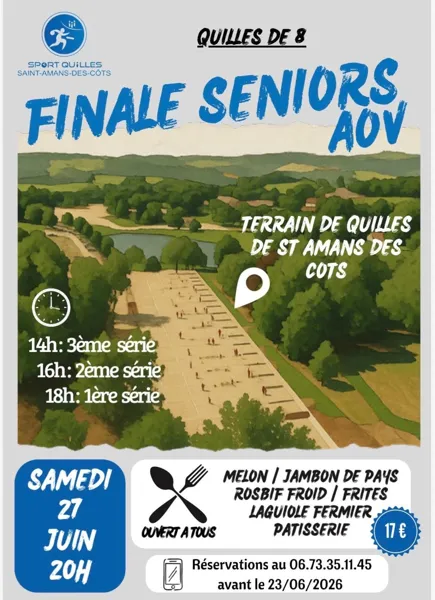 Quilles de 8 - Finale Seniors AOV