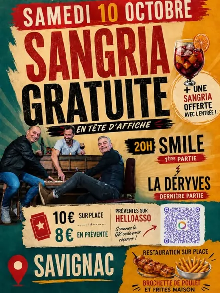 Concert : Sangria Gratuite