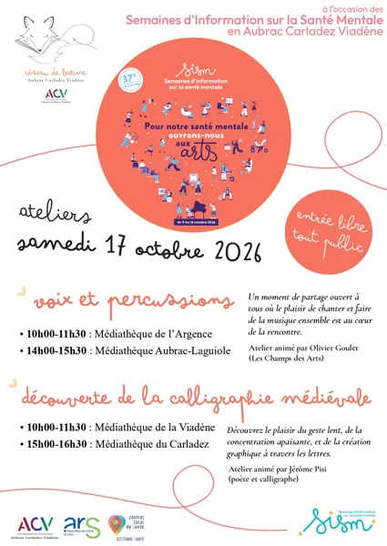 Découverte de la calligraphie médiévale, en médiathèque
