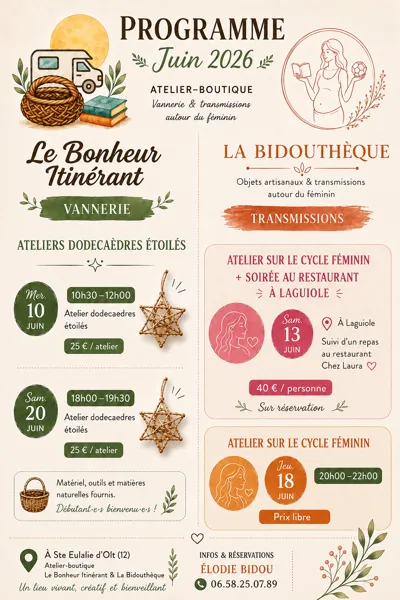 Atelier dodécaèdres étoilés