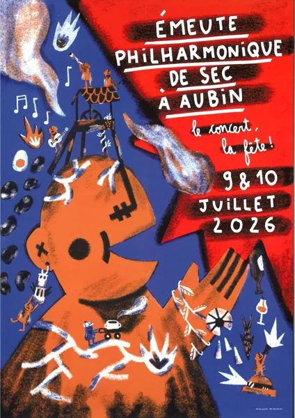 Émeute Philharmonique de SEC à Aubin, la grande fête