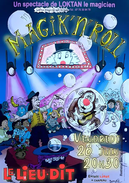 Spectacle de Loktan le magicien Magik’n’roll