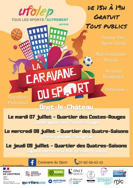 Caravane du Sport-Onet-le-Chateau