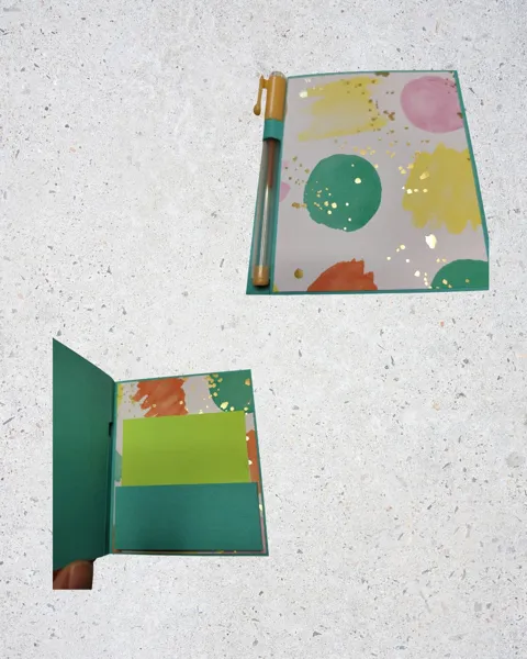 Atelier scrapbooking : réalisez votre bloc-notes pour sac à main