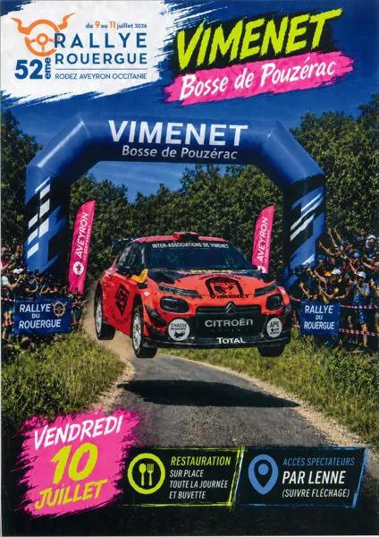 Rallye du Rouergue Occitanie à Vimenet