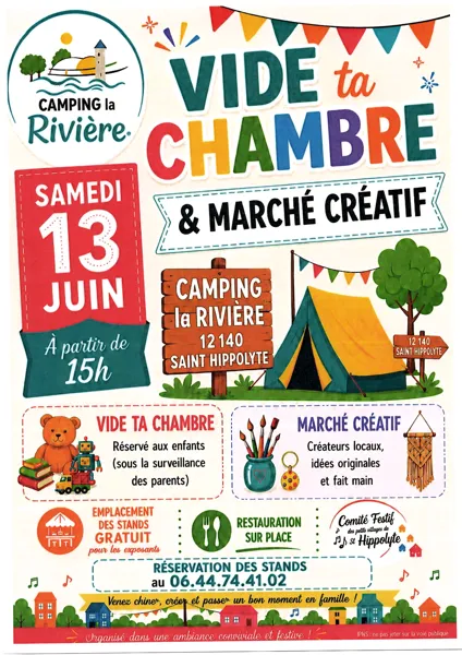 Vide ta Chambre & Marché Créatif