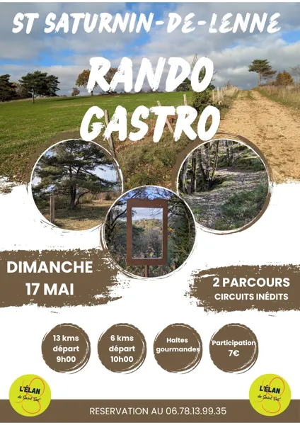 Rando-Gastro à Saint Saturnin de Lenne