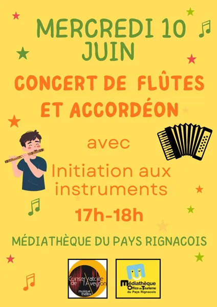Concert de flûtes et accordéon
