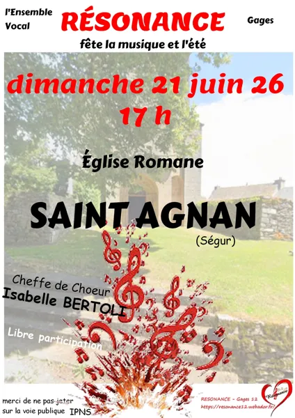 Concert à l'église St Agnan