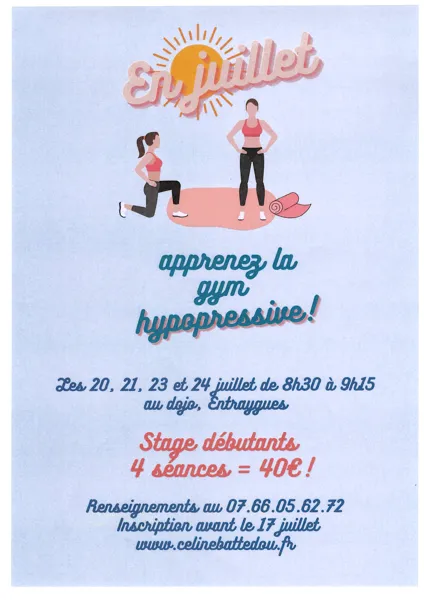 Stage gym hypopressive