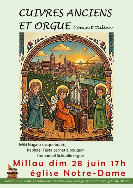 Concert cuivres anciens et orgue - Eglise Notre Dame de l'Espinasse