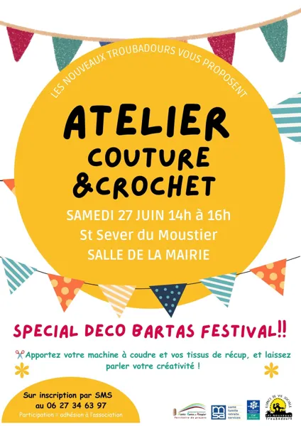 Atelier couture et crochet