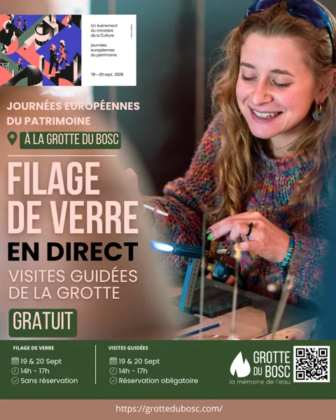 Journées Européennes du Patrimoine à la Grotte du Bosc