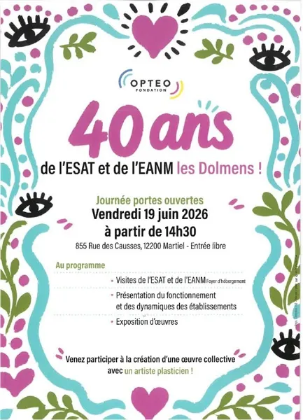 Journée portes ouvertes pour les 40 ans du site de l'ESAT et de l'EANM 