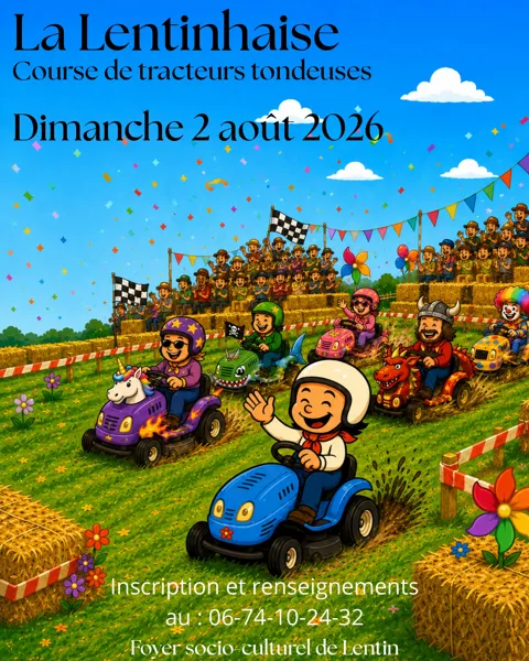 La Lentinhaise - Course de tracteurs tondeuses