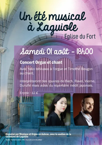 Concert orgue et chant - Un été musical