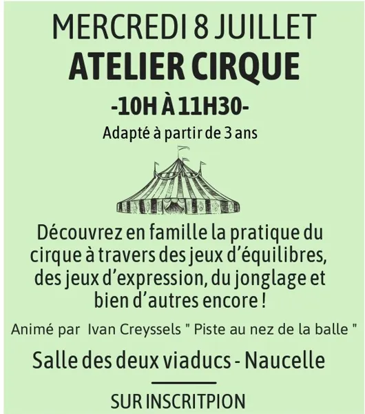 Atelier cirque
