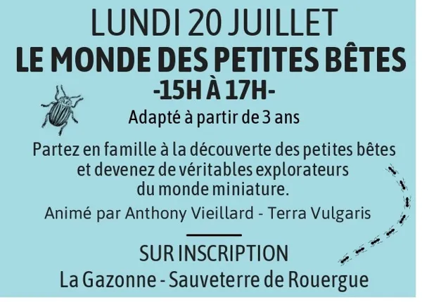 Le monde des petites bêtes