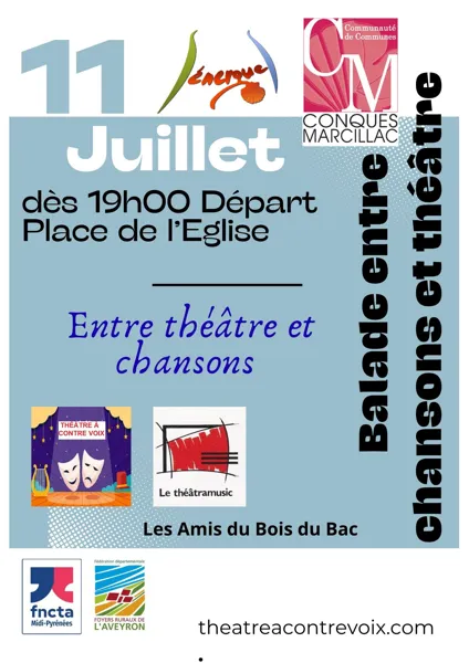 Balade entre chanson et théâtre - Sénergues